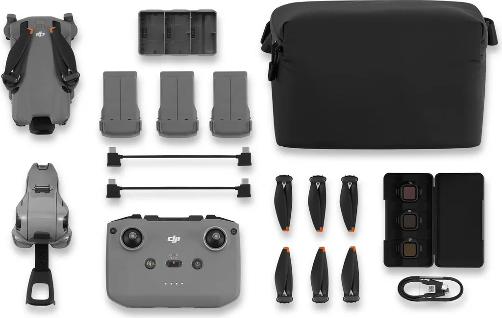 DJI MINI 5 PRO FLY MORE COMBO ( RC-N3) 4 Rotoren Quadrocopter 50 MP 3840 x 2160 Pixel 2788 mAh Schwarz, Grau