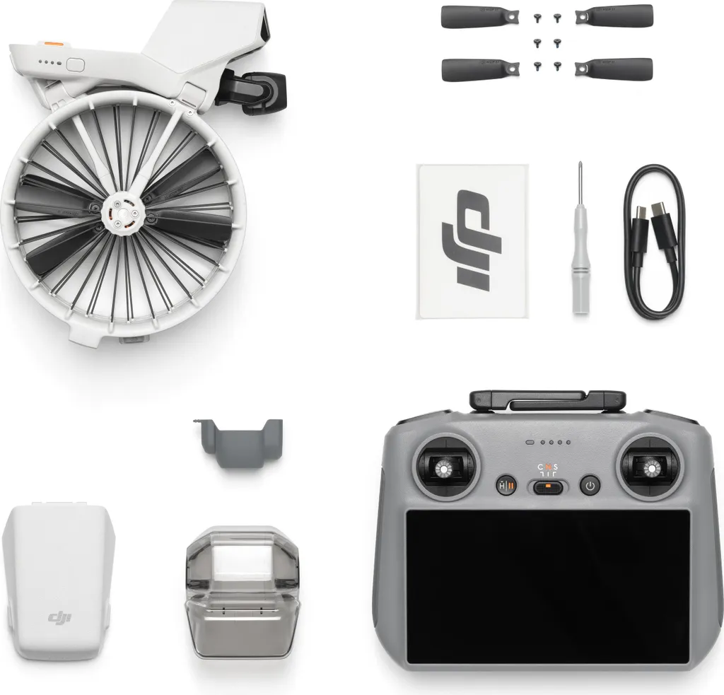 DJI Flip, 4 Rotoren, 48 MP, 3840 x 2160 Pixel, 16 m/s, 3110 mAh, Schwarz, Weiß - Image 8