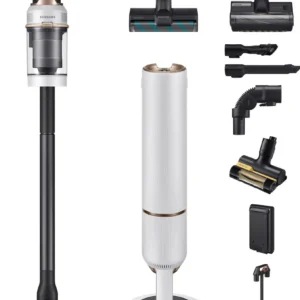 SAMSUNG VS20B95C43W/WD Bespoke Jet Plus CompleteClean Stielsauger mit LED Bürste Akkubetrieb, 580 Watt