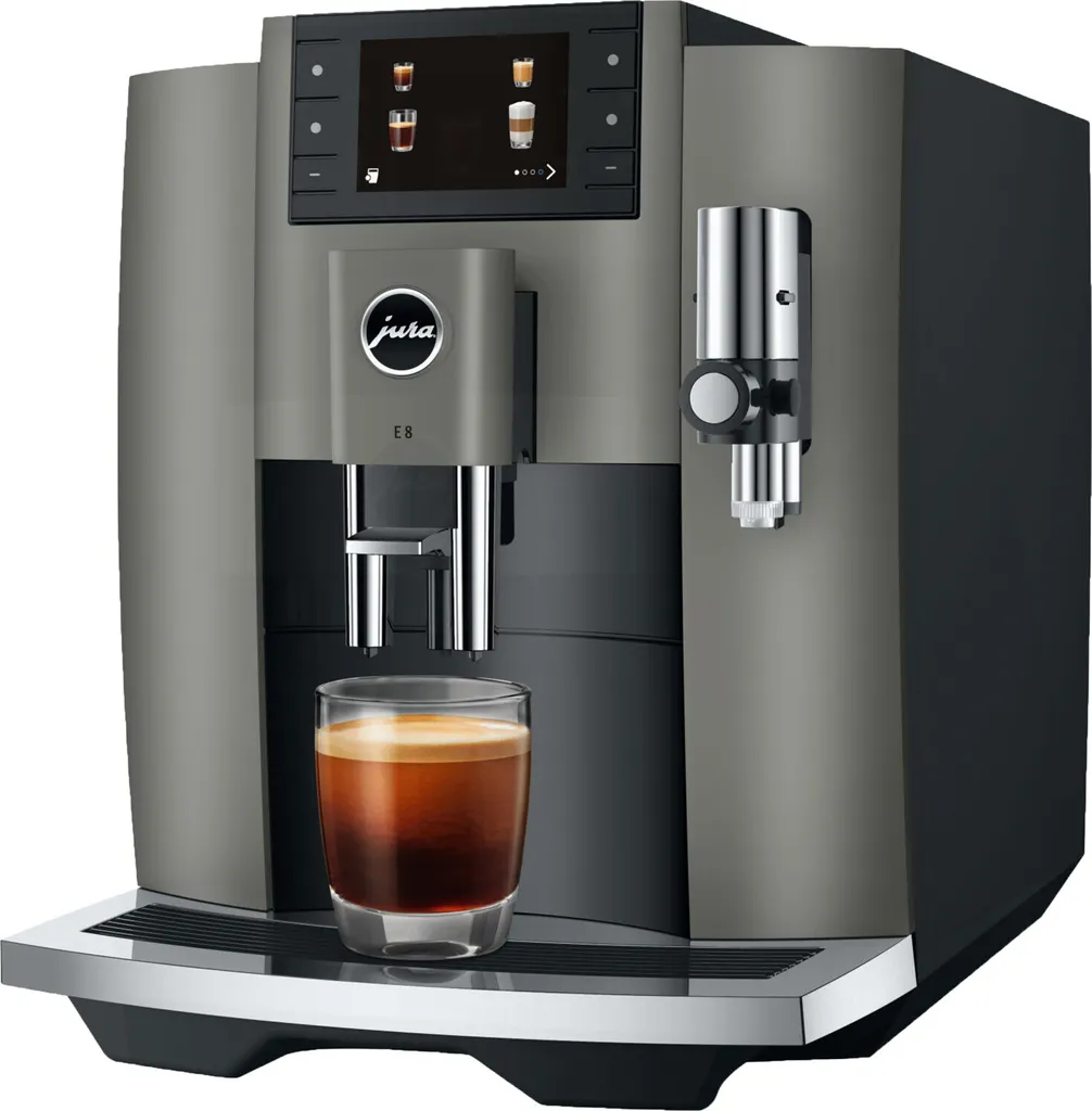 Jura E8 Kaffee-Vollautomat (EC) Dark Inox (15583)