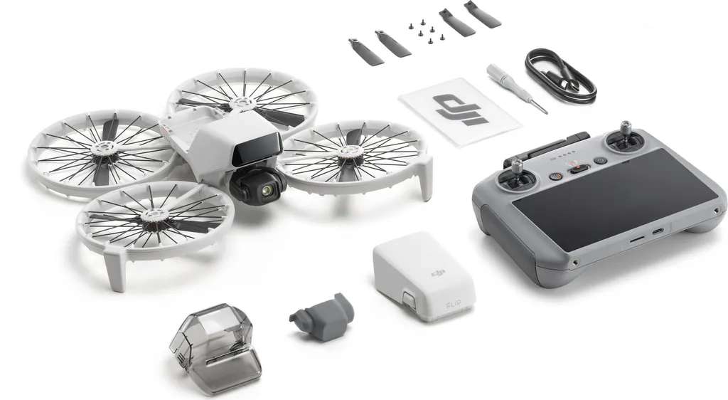 DJI Flip, 4 Rotoren, 48 MP, 3840 x 2160 Pixel, 16 m/s, 3110 mAh, Schwarz, Weiß - Image 6