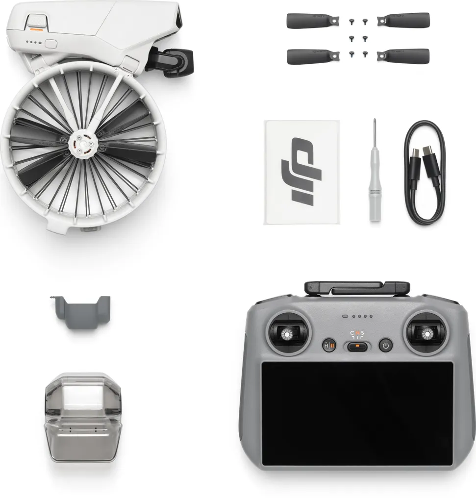 DJI Flip, 4 Rotoren, 48 MP, 3840 x 2160 Pixel, 16 m/s, 3110 mAh, Schwarz, Weiß - Image 9