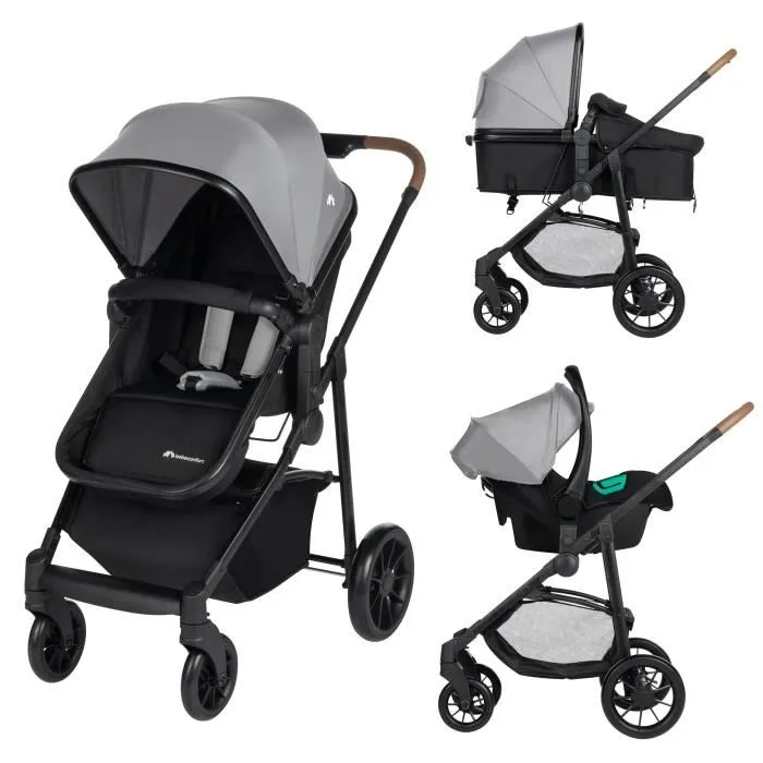 BEBECONFORT HAZE 3-in-1 Kinderwagen, Sitz lässt sich in eine Babywanne umwandeln