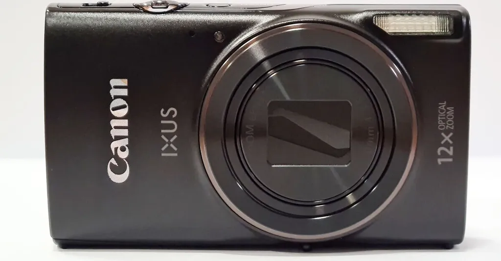 Canon IXUS 285 HS 20,2 Megapixel Full HD Kompaktkamera, 12-fach optischer/4-fach digitaler Zoom, 25 - 300 mm Brennweite, optischer Bildstabilisator, 1/2,3'' CMOS-Sensor, F3,6 (W) - F7 (T), 7,62 cm (3 Zoll) Display, WLAN, HDMI, Gesichts- und Lächelerkennung – Bild 3