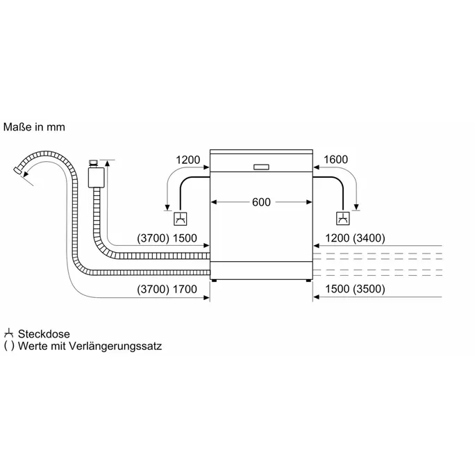 Siemens SN63EX22CE iQ300 Geschirrspüler 60cm vollintegrierbar EEK:A – Image 2