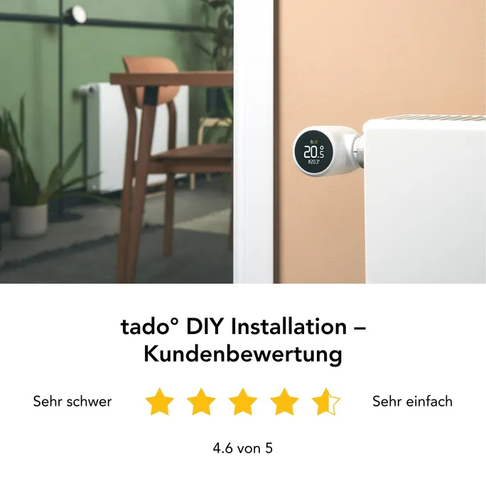 tado° X Starter Set Smarte Heizung • 3x smartes Heizkörper-Thermostat – Image 3