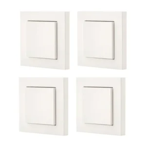 Eve Light Switch – Smarter Lichtschalter Apple HomeKit-Technologie & Thread, 4er