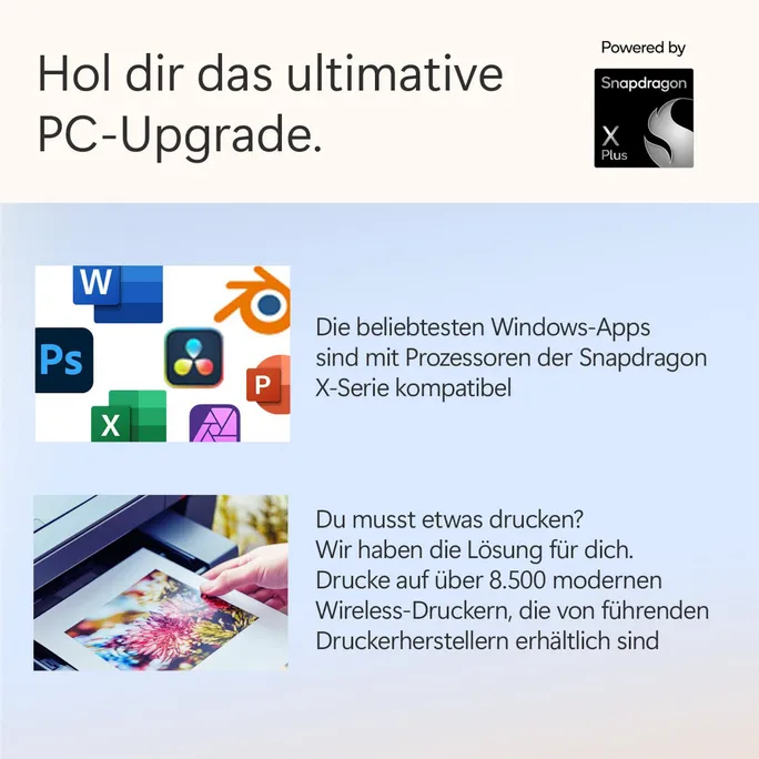 Surface Laptop (7.Edition) Copilot+PC 13,8" QHD Touch Platin Snapdragon® X Plus 16GB/512GB SSD Win11 ZGM-00005 - Image 3