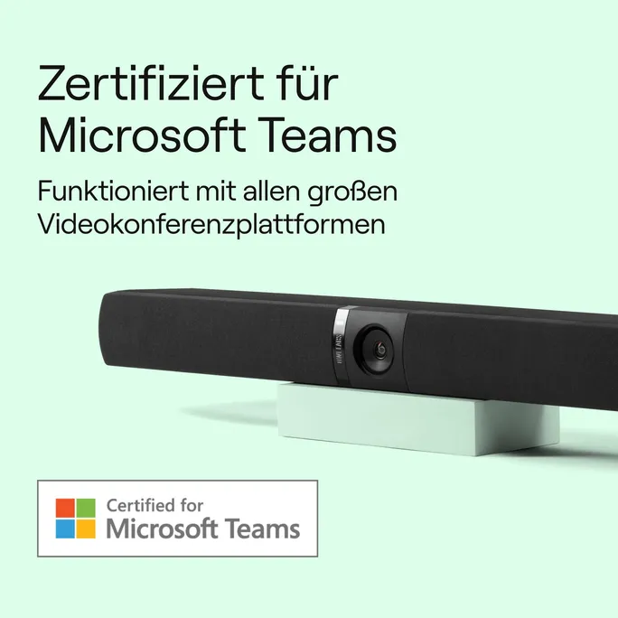 OWL LABS Owl Bar Charcoal - 4K Videokonferenzbar mit Sprach-Fokus, Microsoft Teams zertifiziert - Image 2
