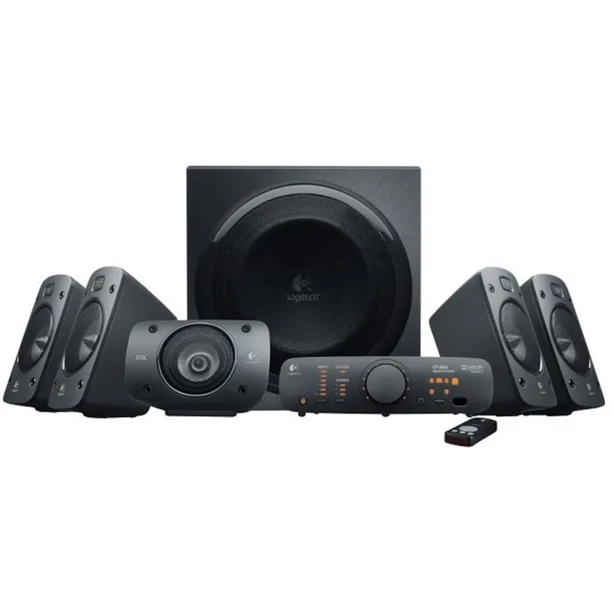 Logitech Z906 5.1-Surround-Sound-Lautsprechersystem – THX-, Dolby Digital- und DTS-zertifizierter Sound