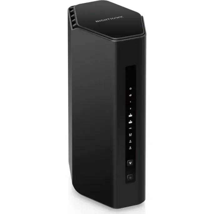 NETGEAR Nighthawk Tri-Band WiFi 7 Router (RS300) – Sicherheitsfunktionen, BE9300 WLAN-Geschwindigkeit (bis zu 9,3 Gbit/s) – deckt bis zu 185 m2, 100 Geräte ab – 2,5 GB Internetanschluss