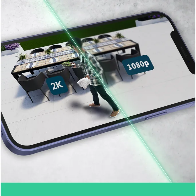 Arlo Essential 2 2K Outdoor Kamera-Set mit Solarpanel - 3er Set weiß – Image 5