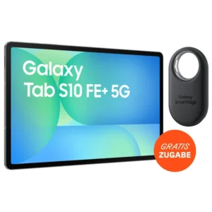 Samsung GALAXY Tab S10 FE+ X626B 5G 12.4″ 256GB grau + SmartTag 2 EI-T5600 Schwarz