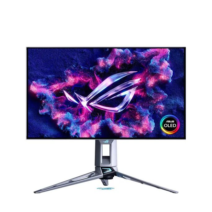 ASUS ROG Swift PG27AQWP-W 26.5 Zoll QHD wOLED 540Hz / Full HD 720Hz (DualMode) Gaming Monitor 16:9 DP/HDMI