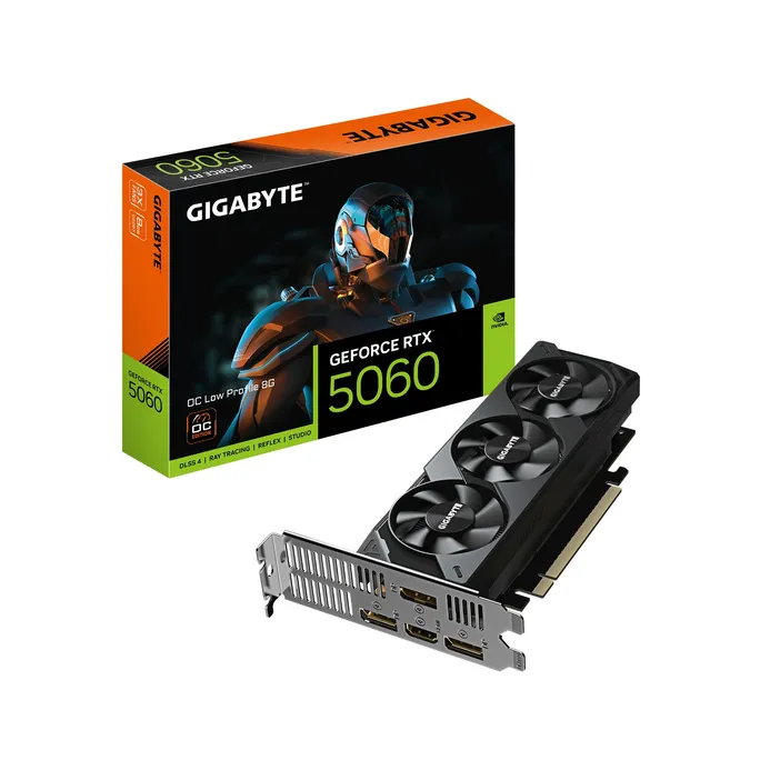 GIGABYTE GeForce RTX 5060 Low Profile OC 8GD Grafikkarte HDMI/DP