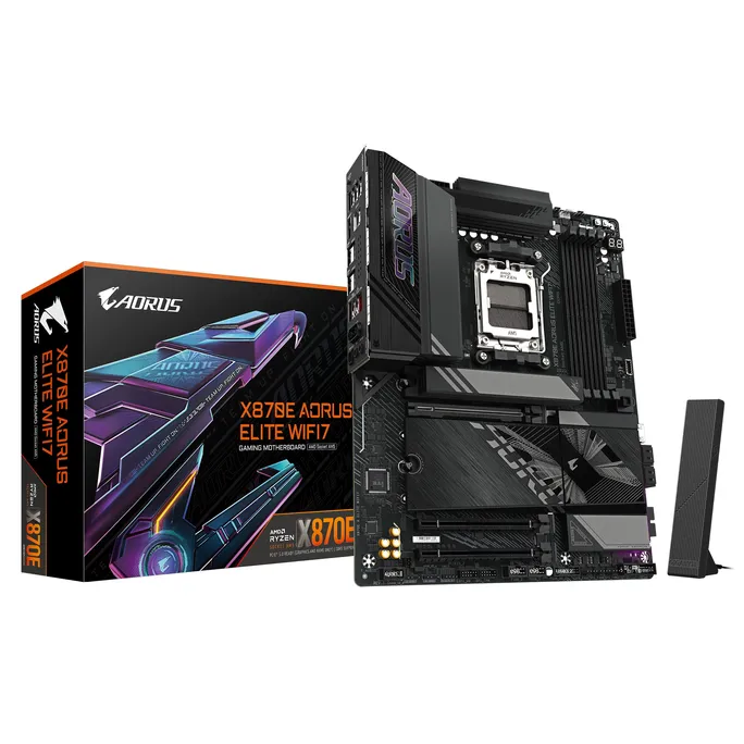 GIGABYTE X870E AORUS ELITE WIFI7 ATX Mainboard Sockel AM5 HDMI