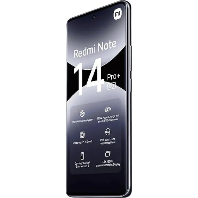 Xiaomi Redmi Note 14 Pro Plus 5G 8/256GB Dual-SIM Smartphone midnight black – Bild 3