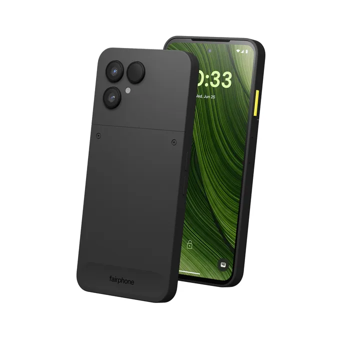 Das Fairphone (Gen. 6) Dual-SIM 8GB/256GB schwarz Android 15 Smartphone