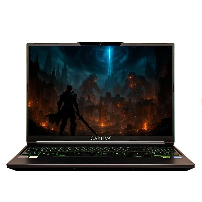 Captiva Notebook Highend Gaming I95-050GE 16″ WQXGA Core i7-14650HX 16GB/1TB SSD RTX5070 Win 11