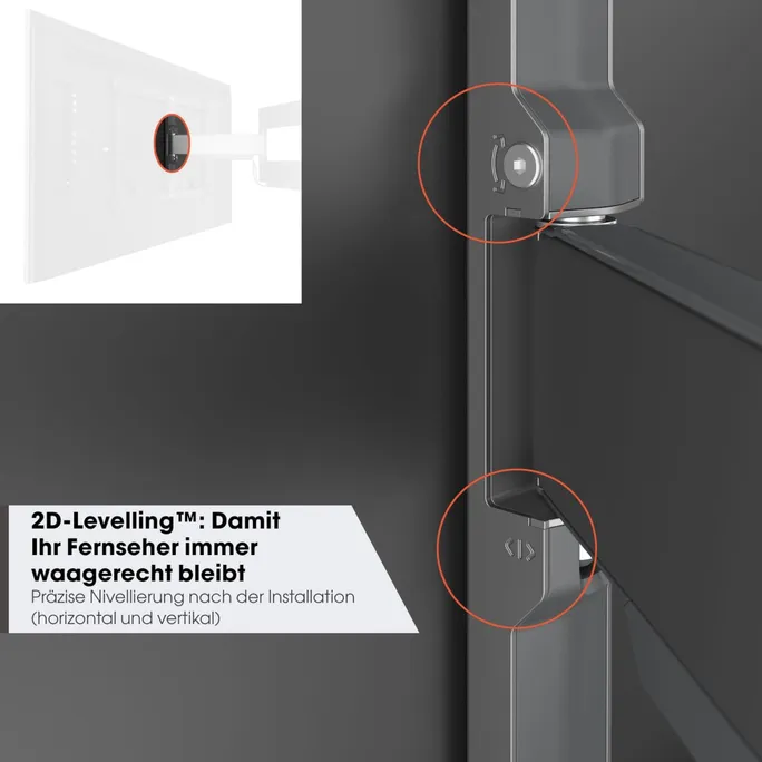 Vogel`s ELITE TVM 5645 Wandhalterung schwenkbar bis 77Zoll – Bild 3