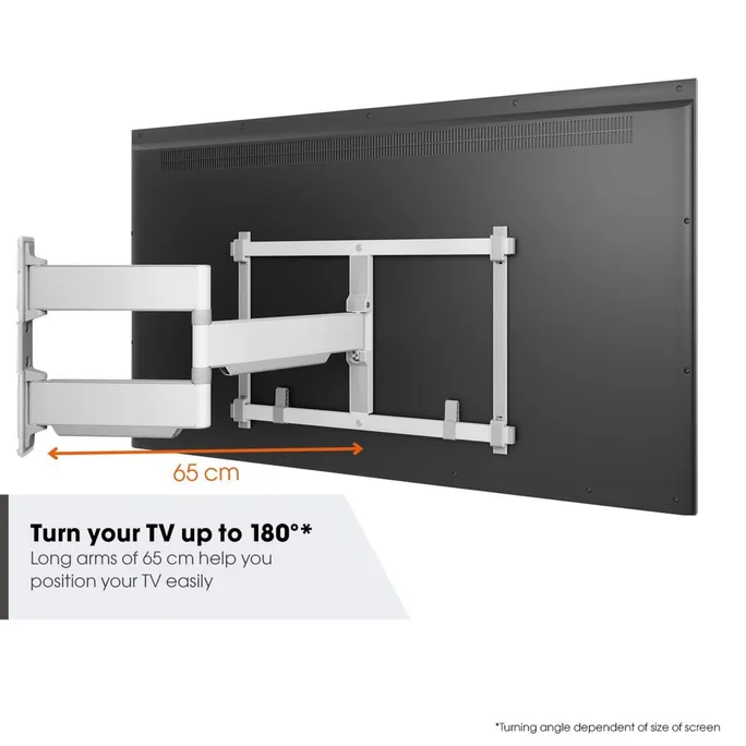 Vogels Wandhalterung SCHWENKEN TVM 5645 VESA 100x100 bis 600x400 mm weiß - Image 4