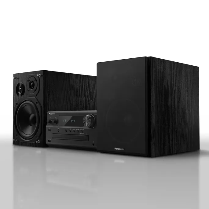 Panasonic SC-PMX802E-K CD-Mikrosystem mit DAB+ und optischem Eingang schwarz