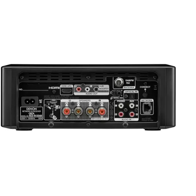 Denon CEOL N-12DABBKE2 CD-Kompaktanlage HEOS Multiroom Bluetooth schwarz – Image 4