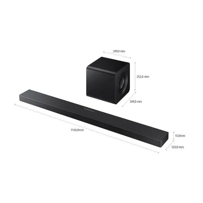 Samsung Q-series Soundbar HW-QS710GF/ZG 3.1.2-Kanal Subwoofer (2025) – Image 4