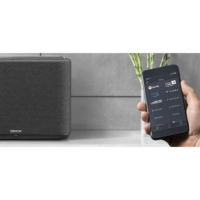 Denon HOME 350 Multiroom-Lautsprecher mit Bluetooth, WLAN, Airplay 2, schwarz - Image 4